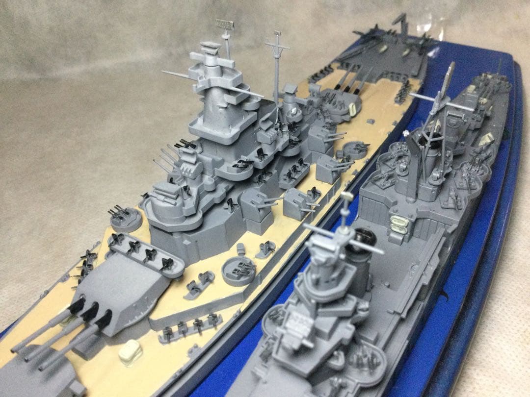 アメリカ海軍 戦艦サウスダコタ & 重巡洋艦インディアナポリス　1/700