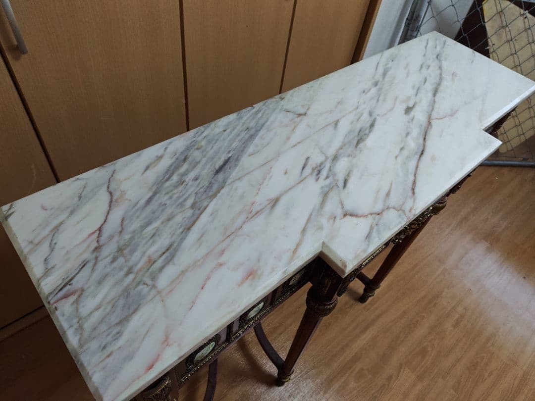 ◼️◼️◼️スペイン製、鋳物使用、高級コンソールテーブル、50万、検索マリネール