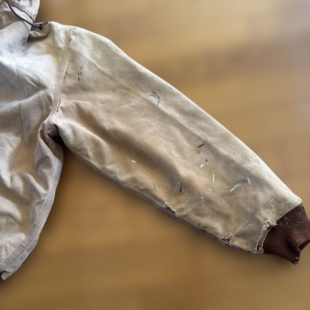 当時物Carhartt フード付きベージュジャケット