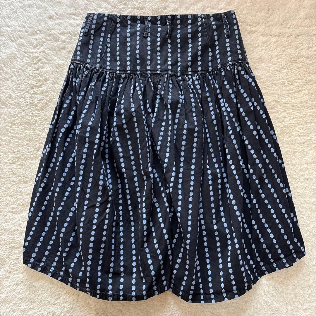 KAPITAL キャピタル　シャンデリアパンツ　ドット　インディゴ