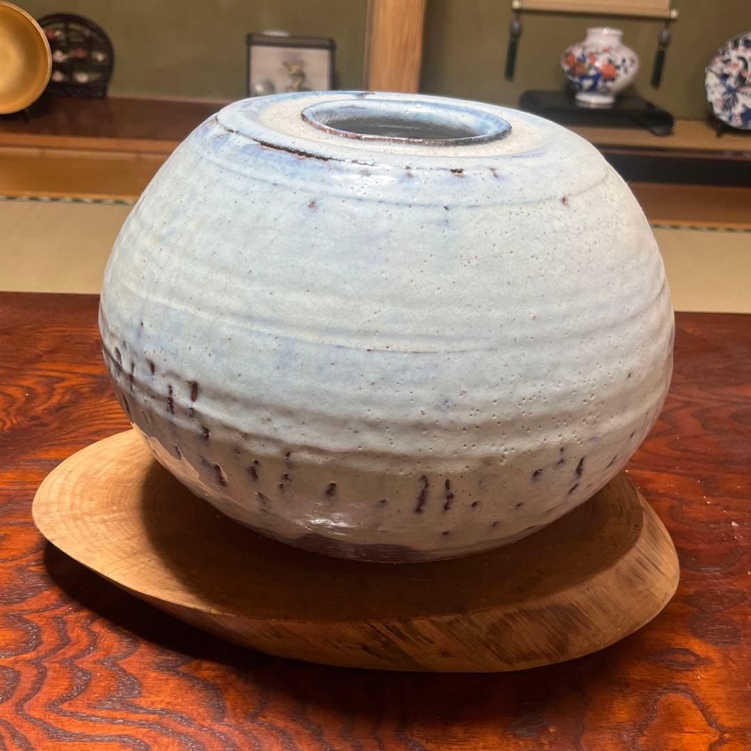 萩焼　壺　花瓶　花器　窯