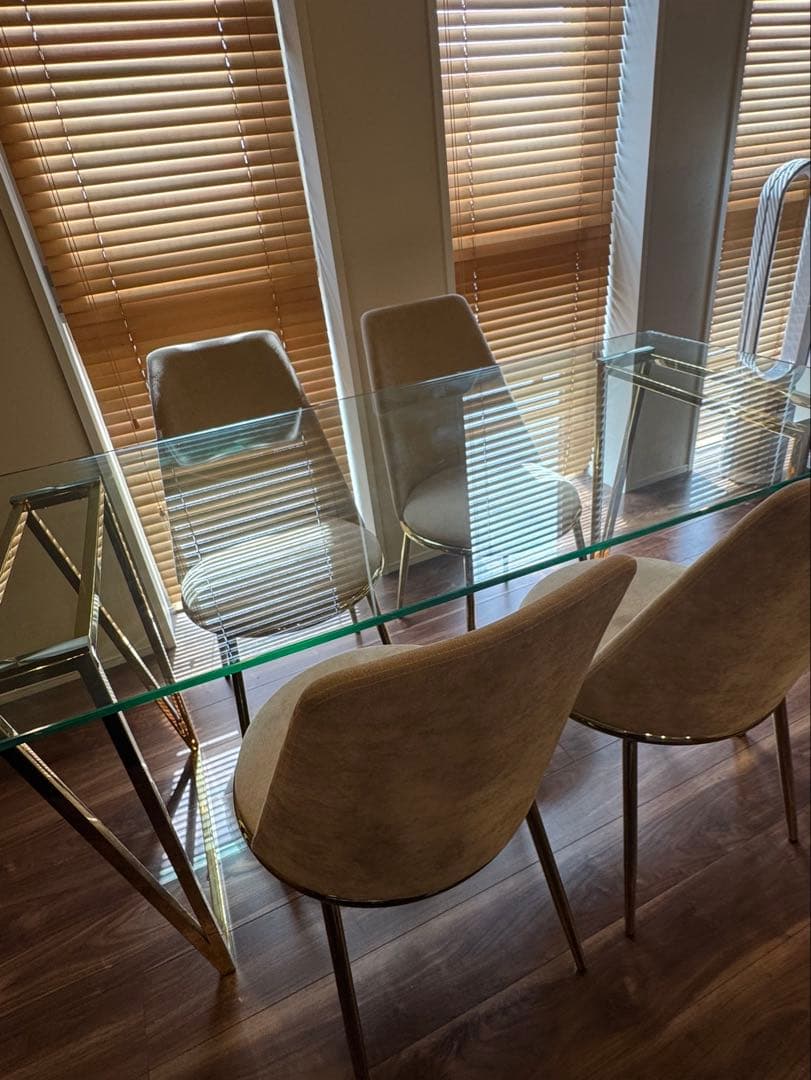 ★*★様 フランフラン　フェリシテ　ダイニングテーブル　チェア　ベージュ　W16