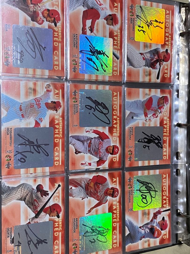 BBM07広島カープ　直筆サインカード　81枚セット　フルコンプ