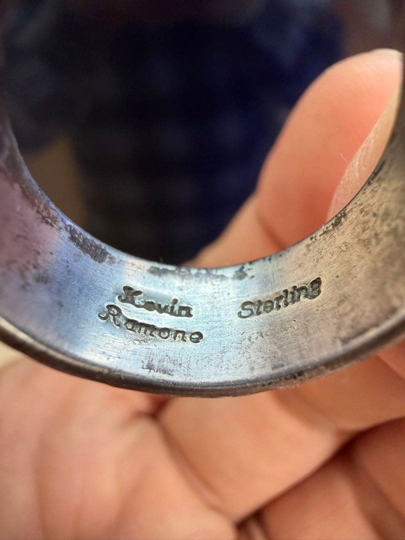 最終値下げ!! ナバホ族 インディアンジュエリー 20号 ターコイズ