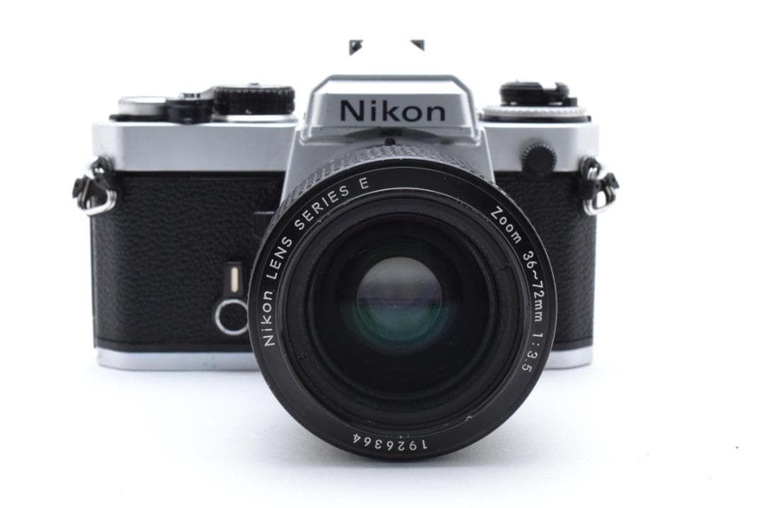 良品 Nikon FE フィルムカメラ + 36-72mm F3.5 レンズ