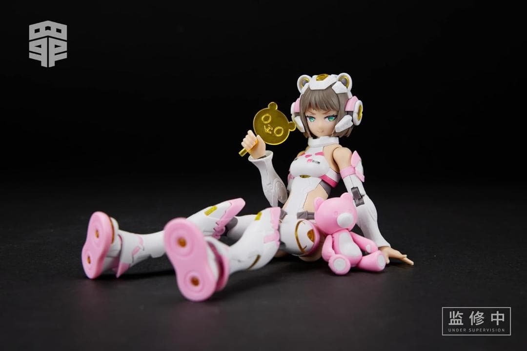 将魂姫 七つの大罪シリーズ 怠惰 人+熊+サイのセット 機甲娘 プラモ 新品