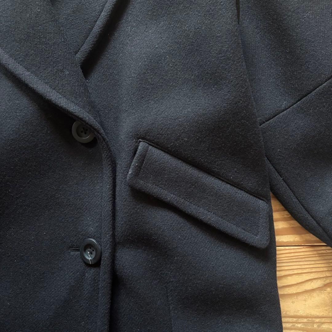 SNIDEL ブラック ダブルブレストコート