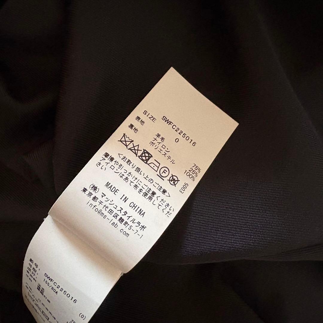 SNIDEL ブラック ダブルブレストコート