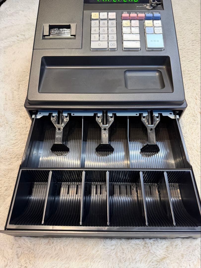 SHARP XE-A147 レジスター 黒　美品