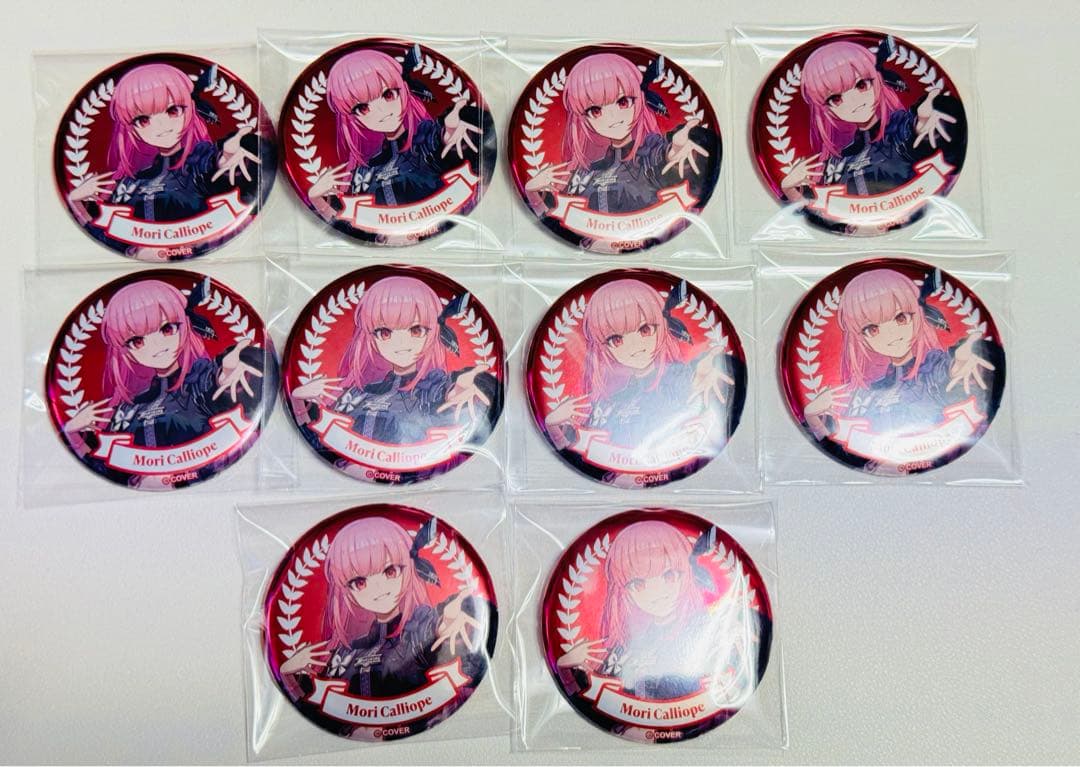 森カリオペ　ホロライブEN 3rd Concert 缶バッジ