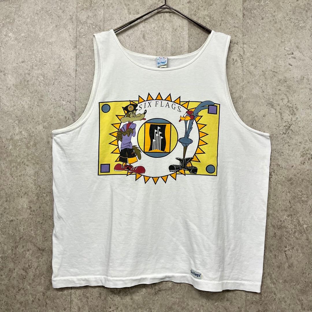 【レア3XL☆USA製90s】ルーニーテューンズ タンクトップ ワイリーコヨーテ