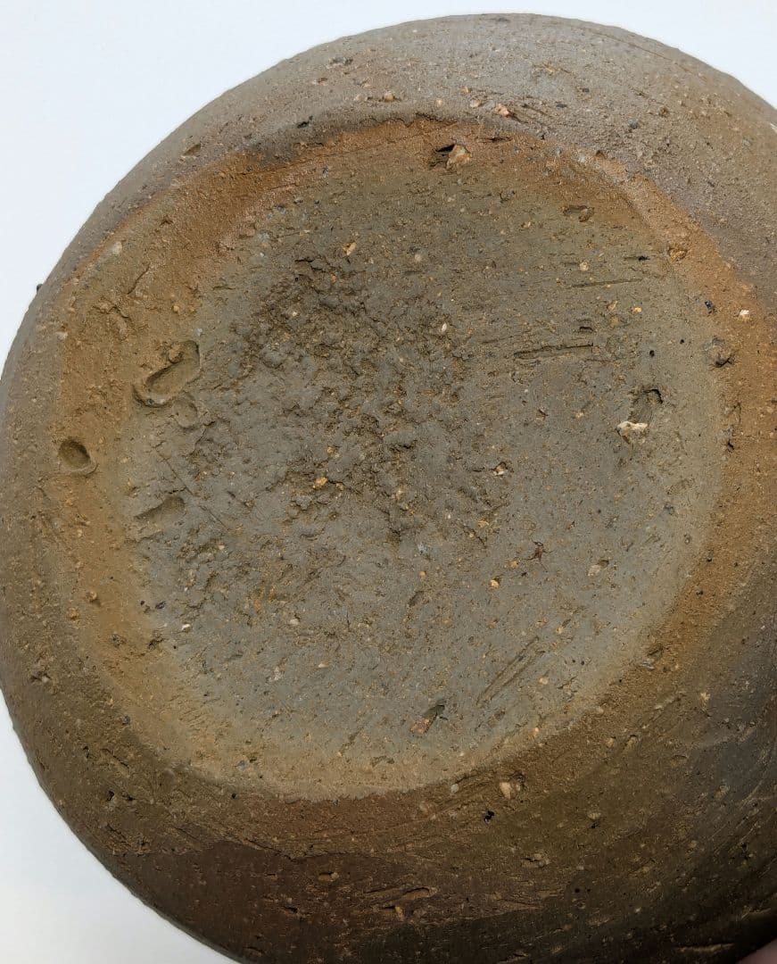 岡山県重要無形文化財 金重晃介 備前焼 耳付一輪花入 共箱合布 花器 花瓶 花生