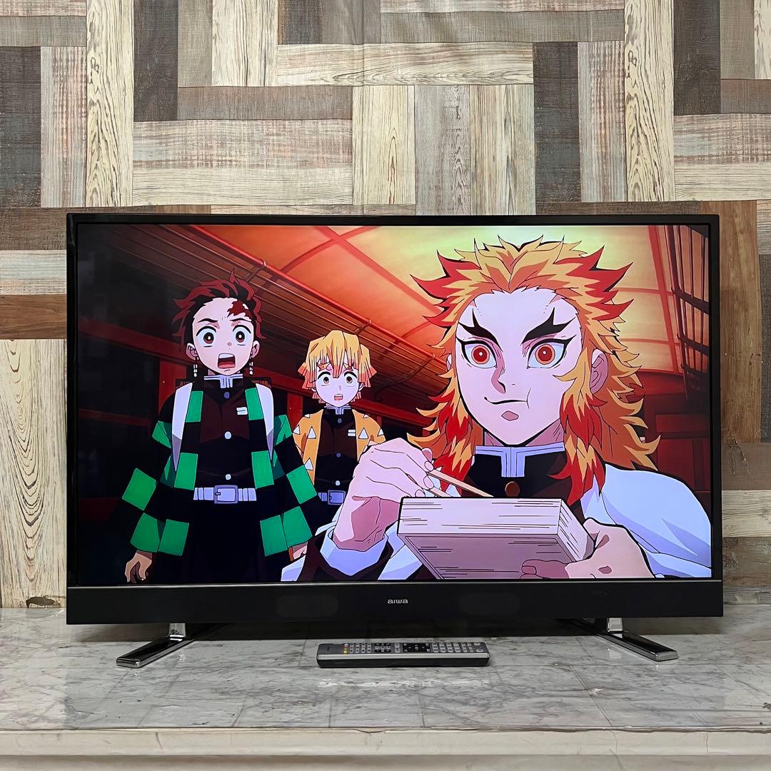 即日受渡❣️全国送料込AIWA 液晶テレビ 43V型 4K液晶テレビ 見ながら録画