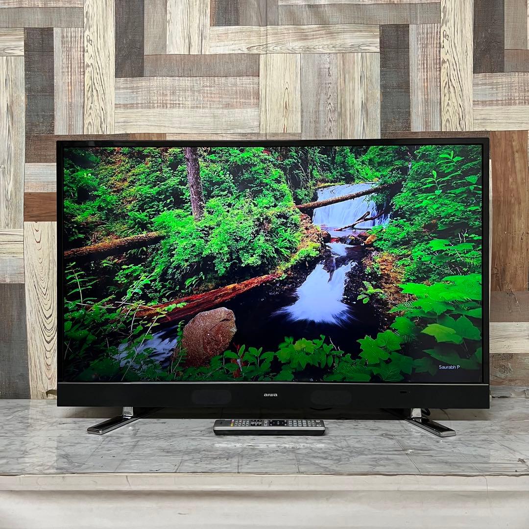 即日受渡❣️全国送料込AIWA 液晶テレビ 43V型 4K液晶テレビ 見ながら録画