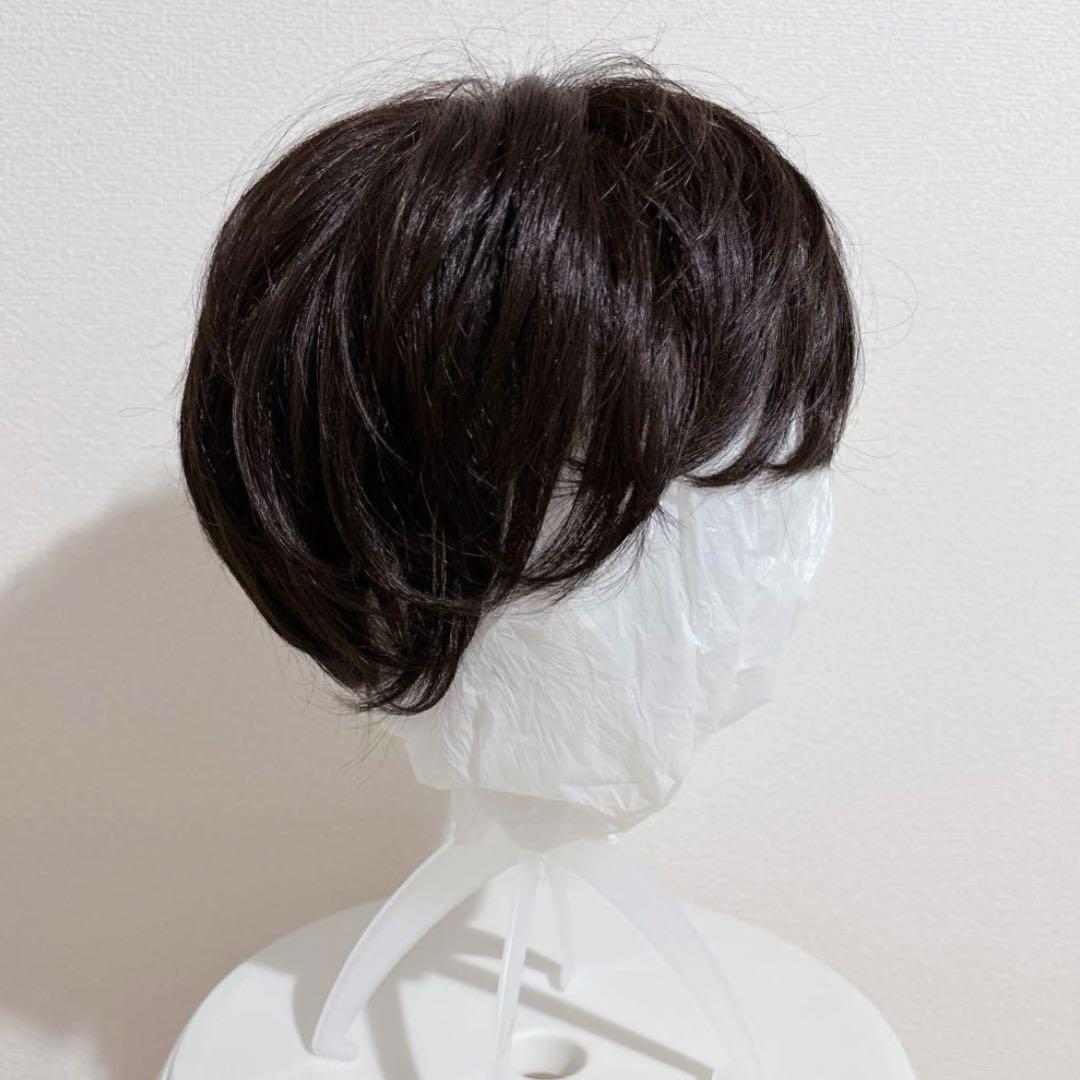 ふわり未使用品フルウィッグonのみ 箱無し ショートヘア ブラウン 医療用