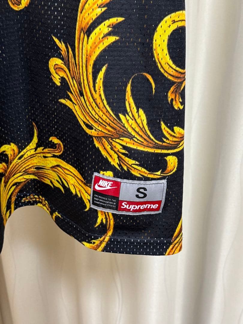 Nike Supreme コラボ メッシュ タンクトップ バロック柄 Sサイズ