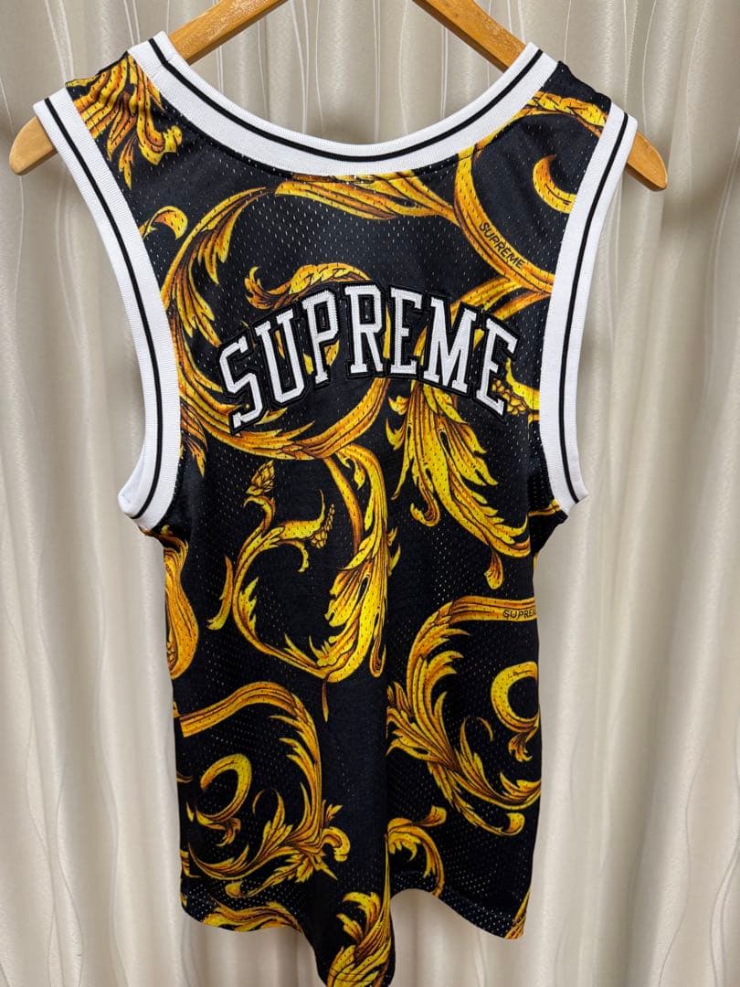 Nike Supreme コラボ メッシュ タンクトップ バロック柄 Sサイズ
