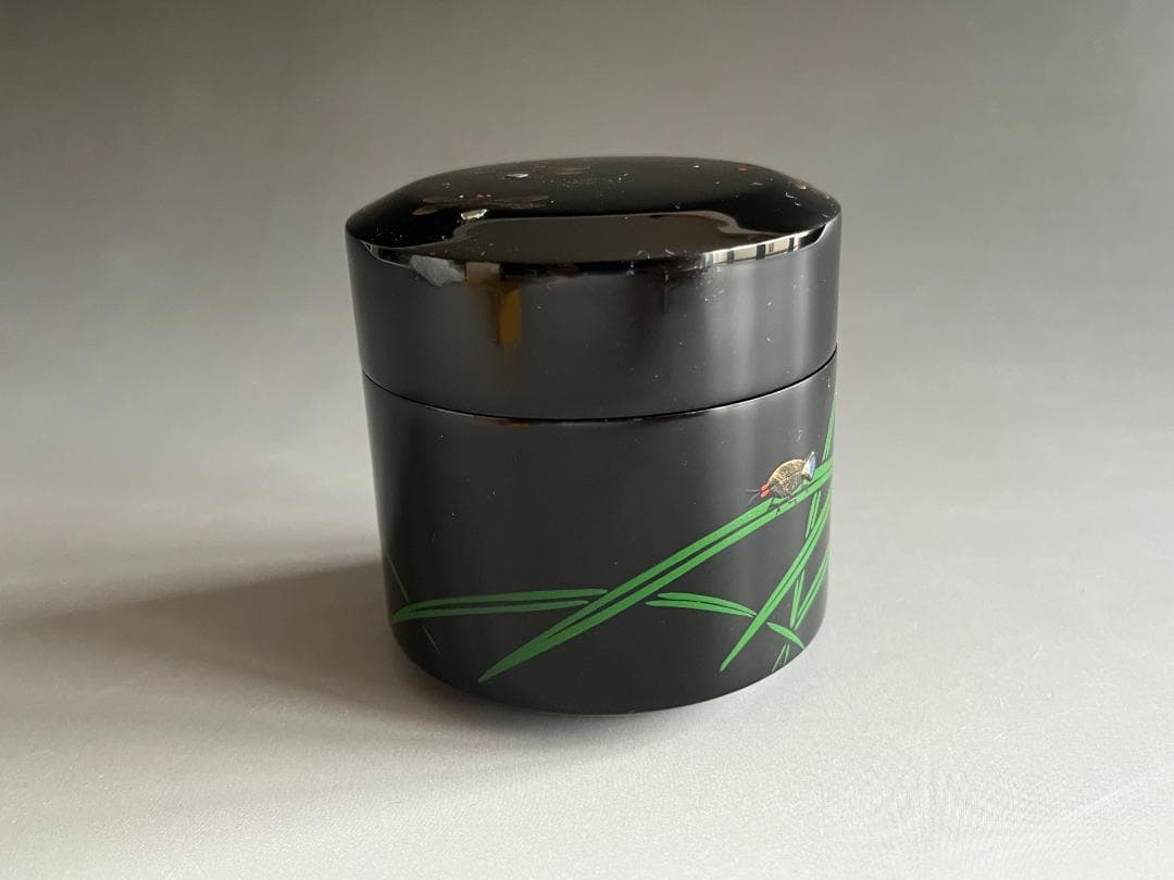 即中斎好写　蛍早苗　雪吹　幸斎作　茶道具　表千家　薄茶器