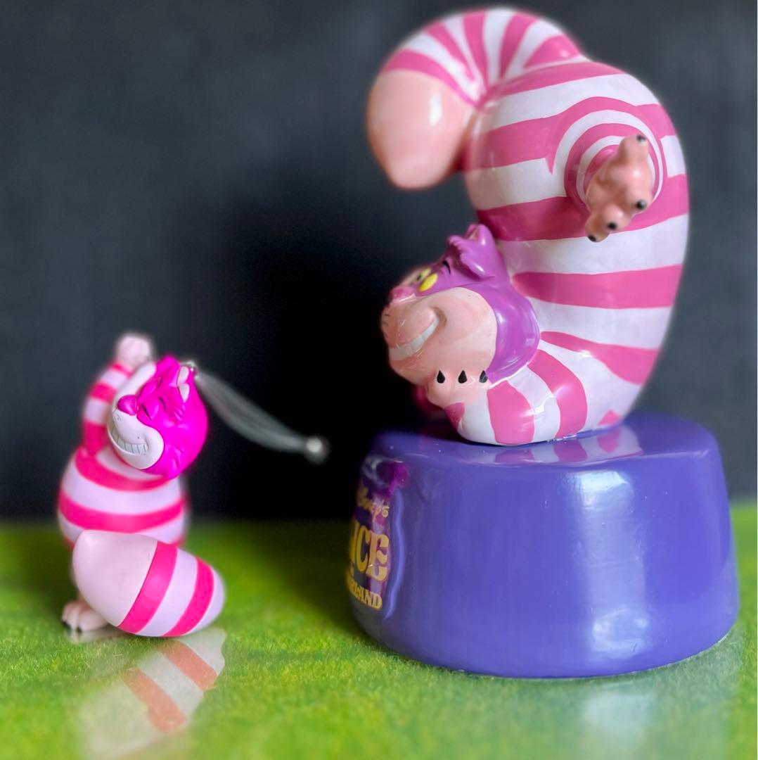 チシャ猫 ディズニー 不思議の国のアリス 陶器製の貯金箱 オーナメント 2種