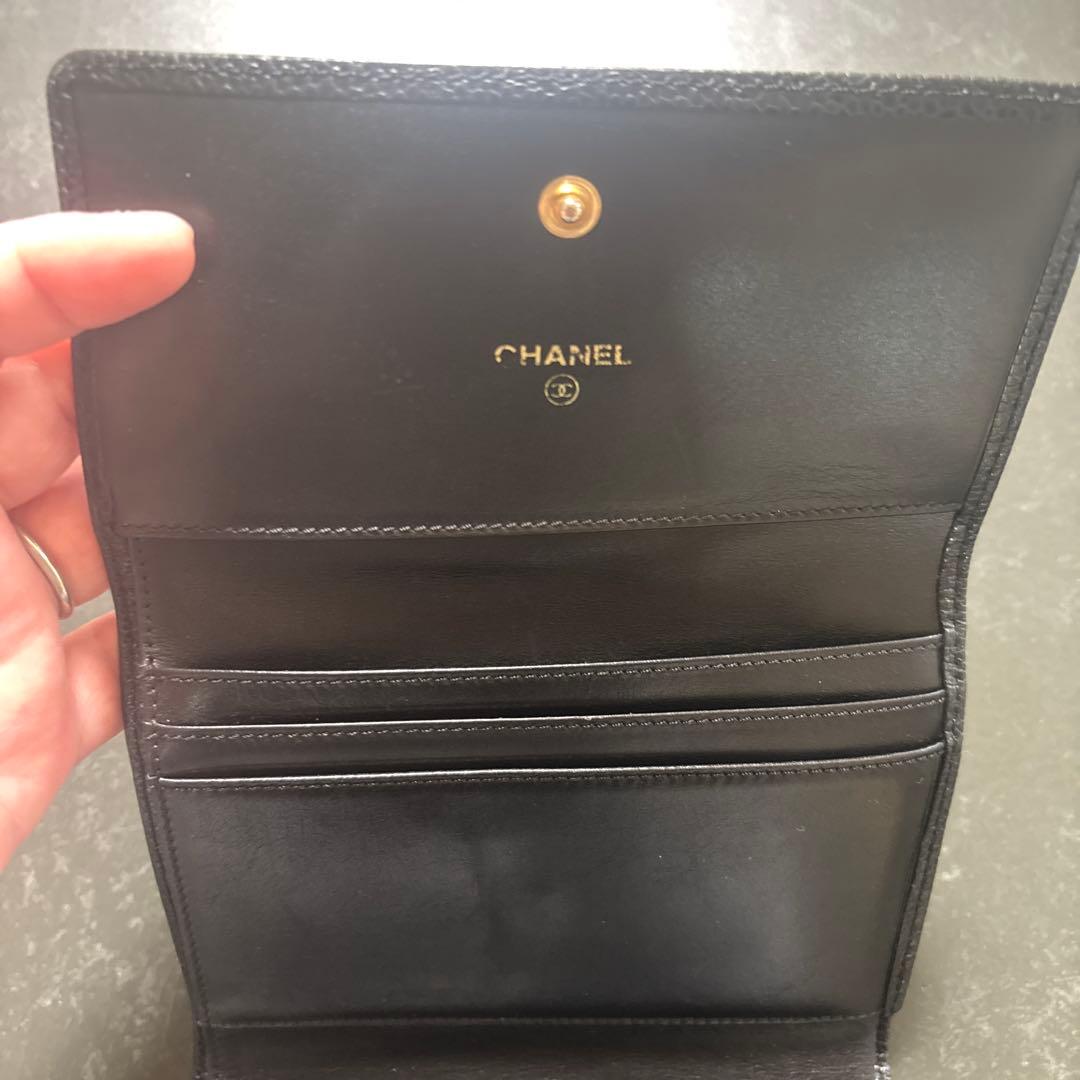 正規品　CHANEL 三つ折り　財布