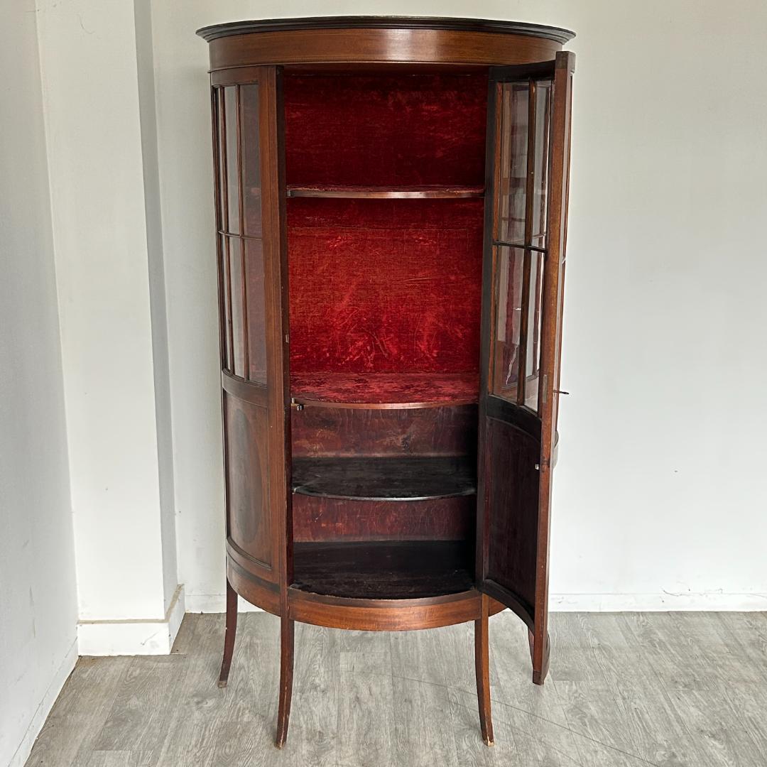 イギリス アンティーク家具 ディスプレイ キャビネット 1930年頃 776A