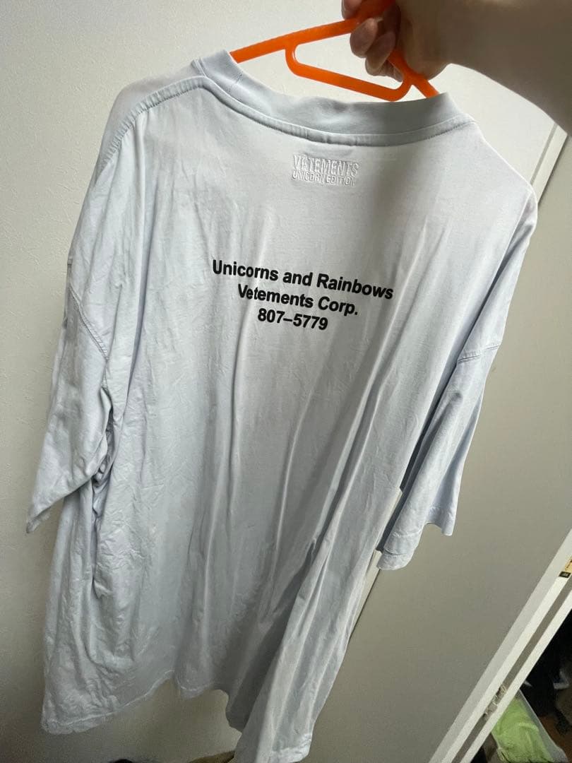 Vetements ユニコーン　ブルー