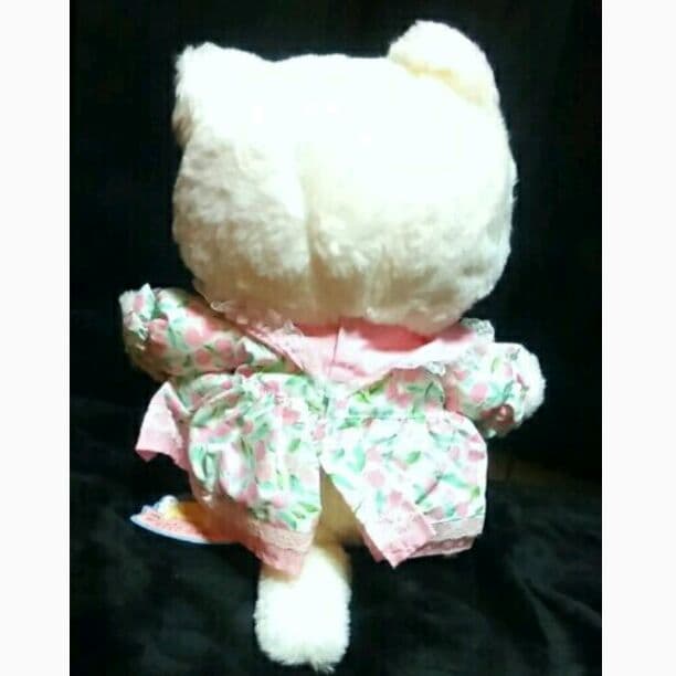 希少 新品 40cm 大 大きめ 吉徳 ねこ クリーミー ぬいぐるみ 昭和レトロ