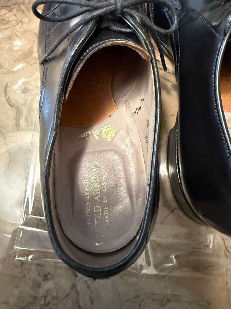 Alden ブラック Vチップ　コードヴァン　シューツリー付