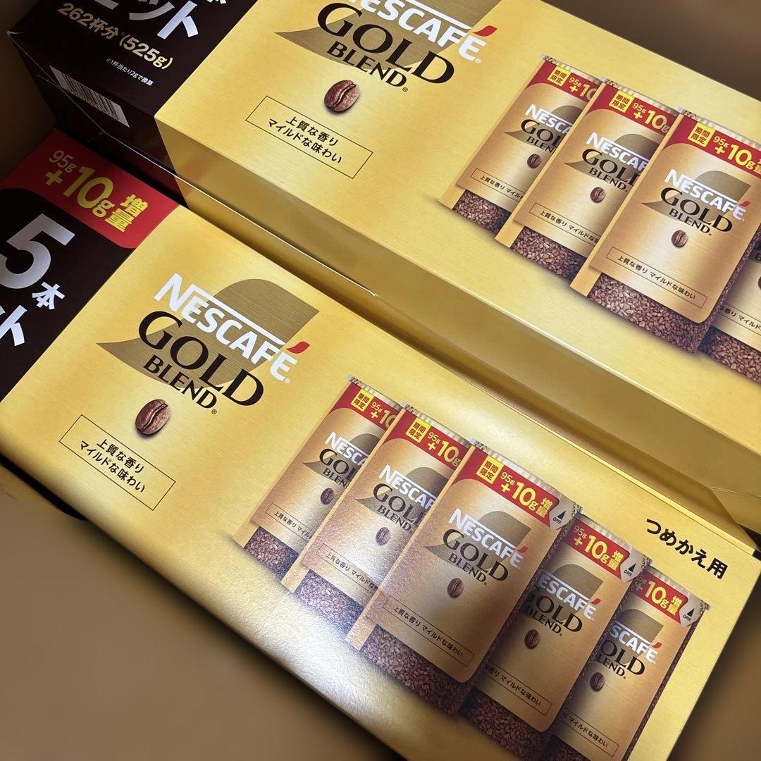 ネスカフェ ゴールドブレンド 詰め替えパック 95g+10g（25個）X