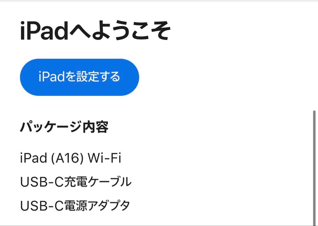 新品未開封2025年iPad11 A16 11インチWi-Fiモデル シルバー