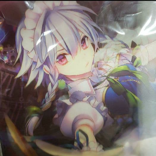 十六夜咲夜　東方プロジェクト 3Dポスター　非売品　レア　人気　キャラ