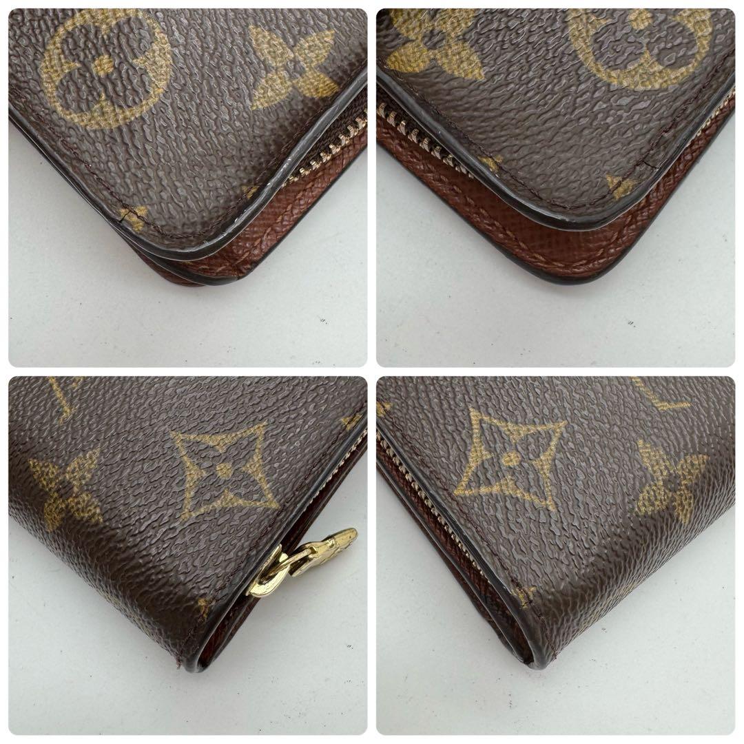 【極美品】ルイヴィトン　モノグラム　コンパクトジップ　二つ折り財布　財布　ミニ
