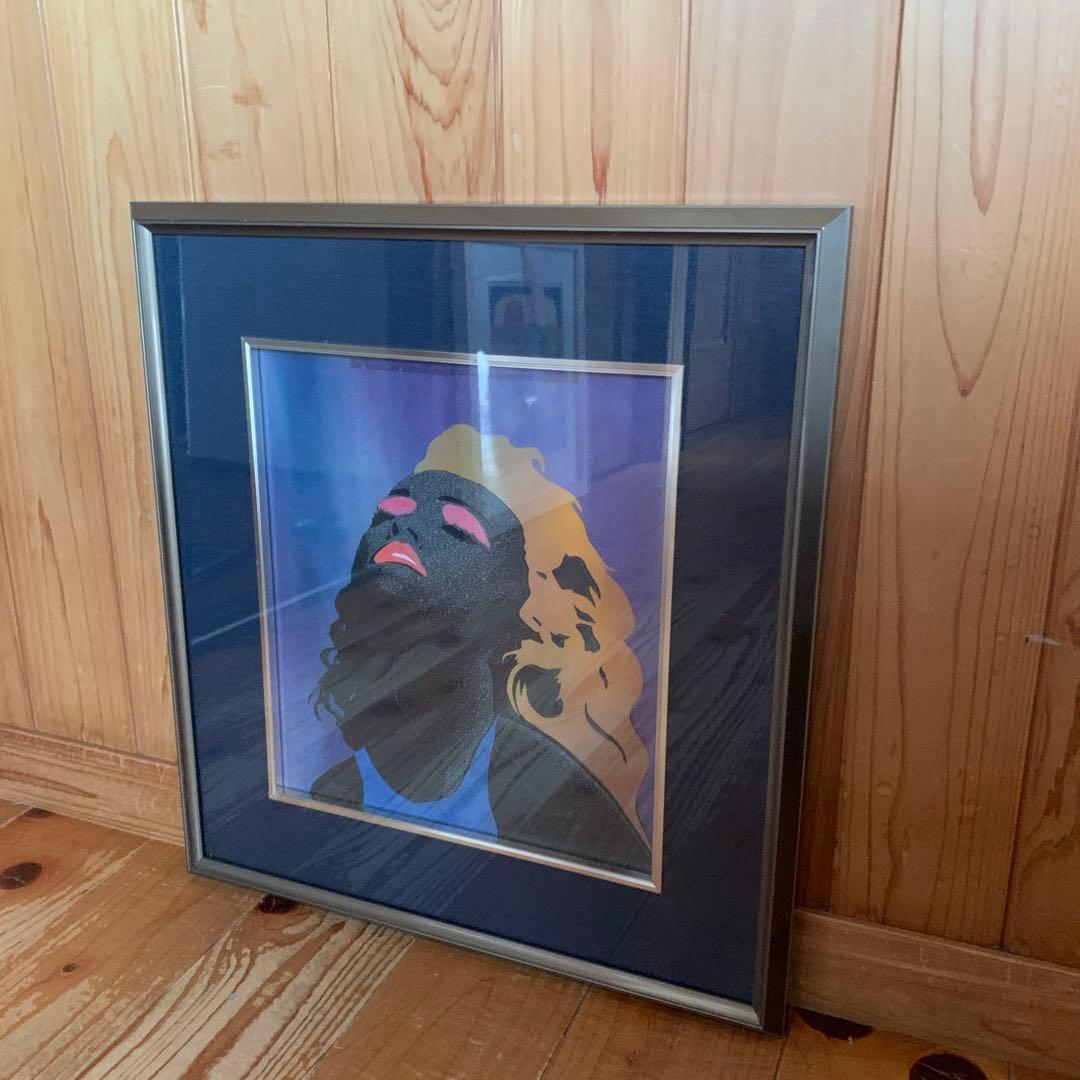 木内宗吾　ギヤマン彫刻絵画　スター