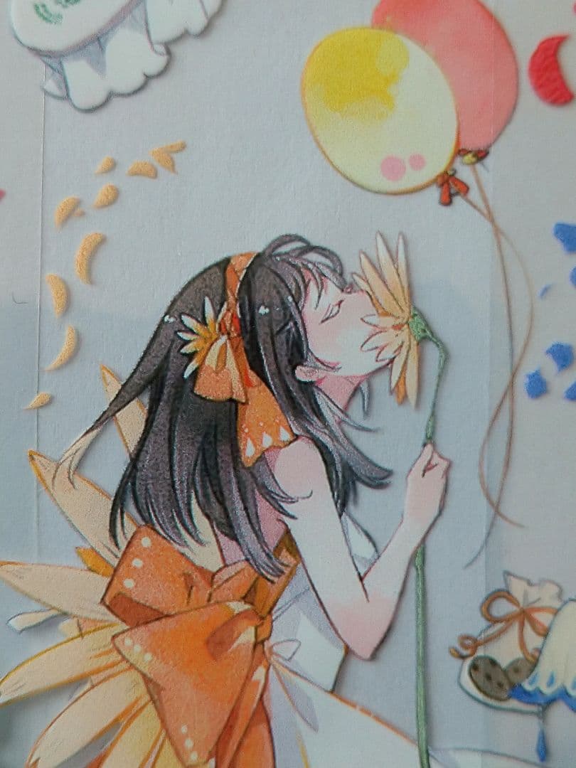 J68＃凋零誕生(PET) 当季限定切り売り海外人物マステ女の子