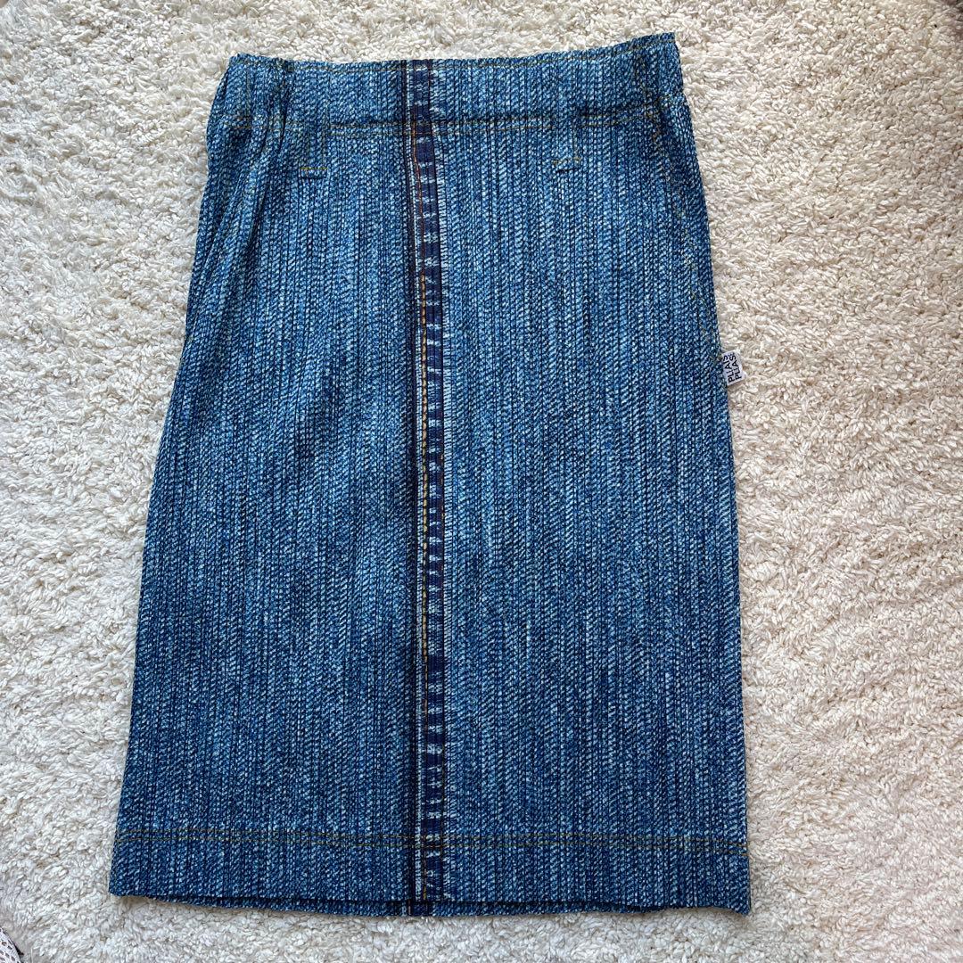 Ki ISEEY MIYAKE PLEATPLEAS膝丈タイトスカート