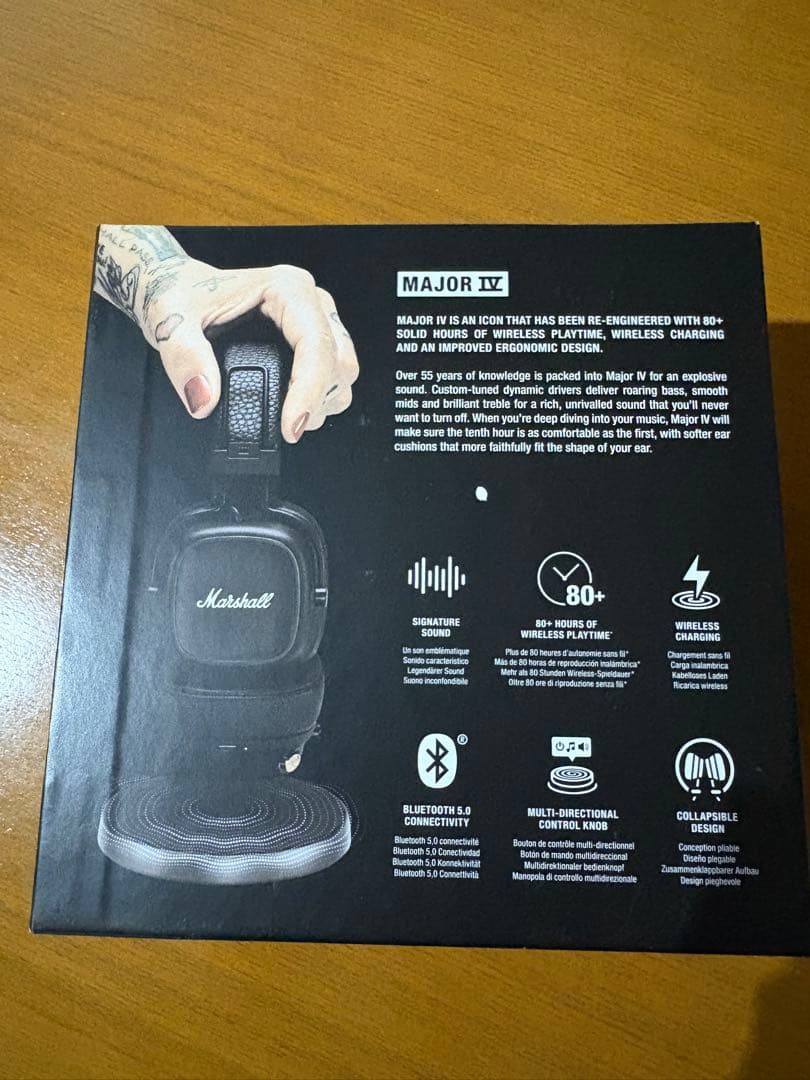 正規品　Marshall MAJOR Ⅳ ブラック