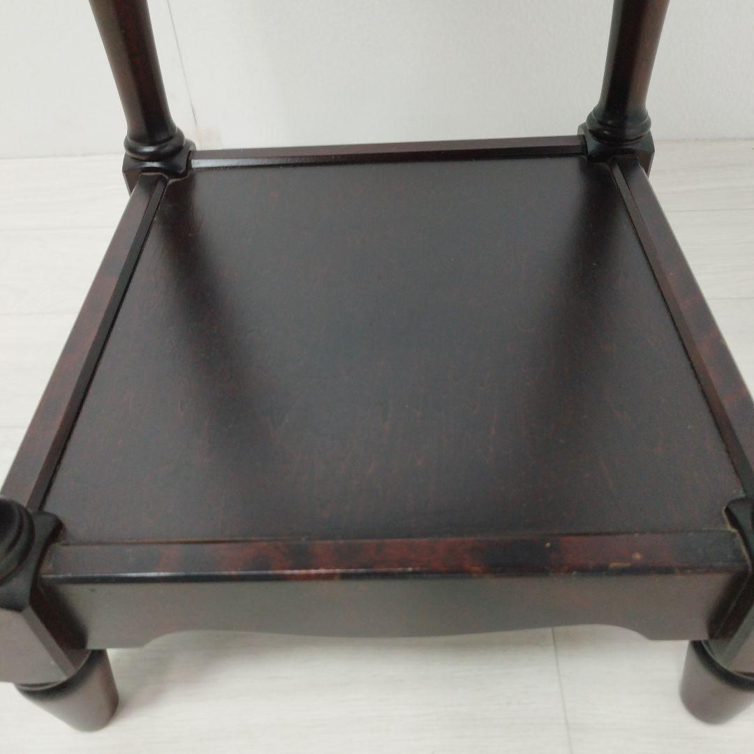 【直接引取可】北海道民芸家具 花台 電話台 サイドテーブル