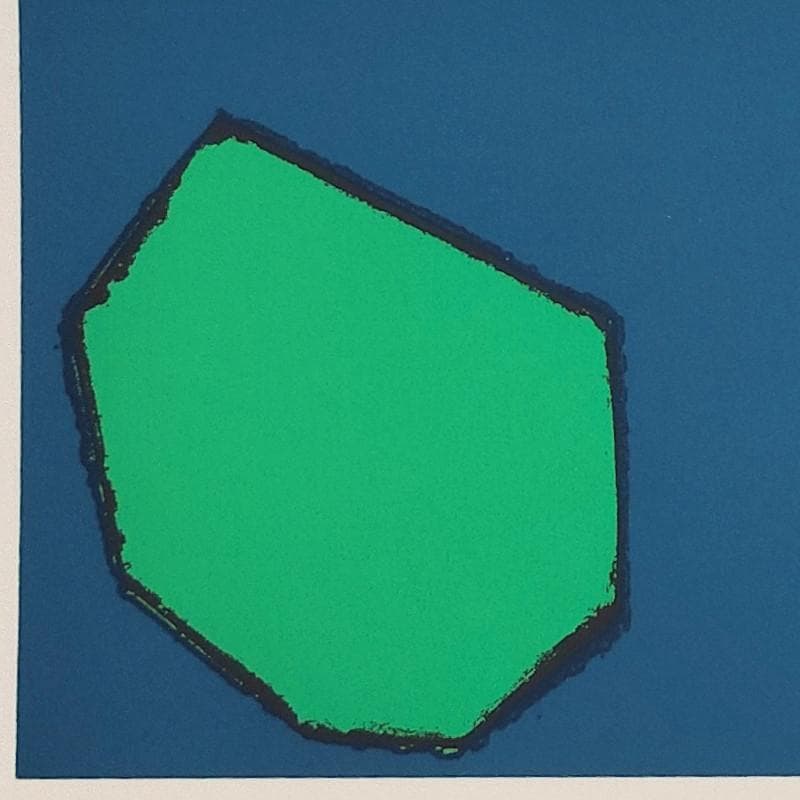 mmm!☆花田和治☆「 ー海と岩ー 」シルクスクリーン　大衣　新品額！