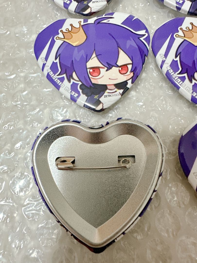ZETA DIVISION alf あるふ ハート缶バッジ 78個