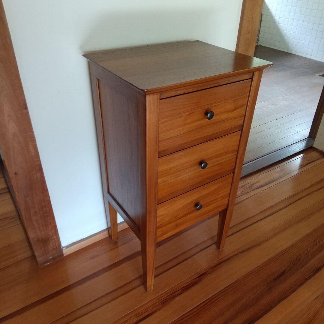 s*a様 アンティーク調 木製チェスト　 サイドテーブル