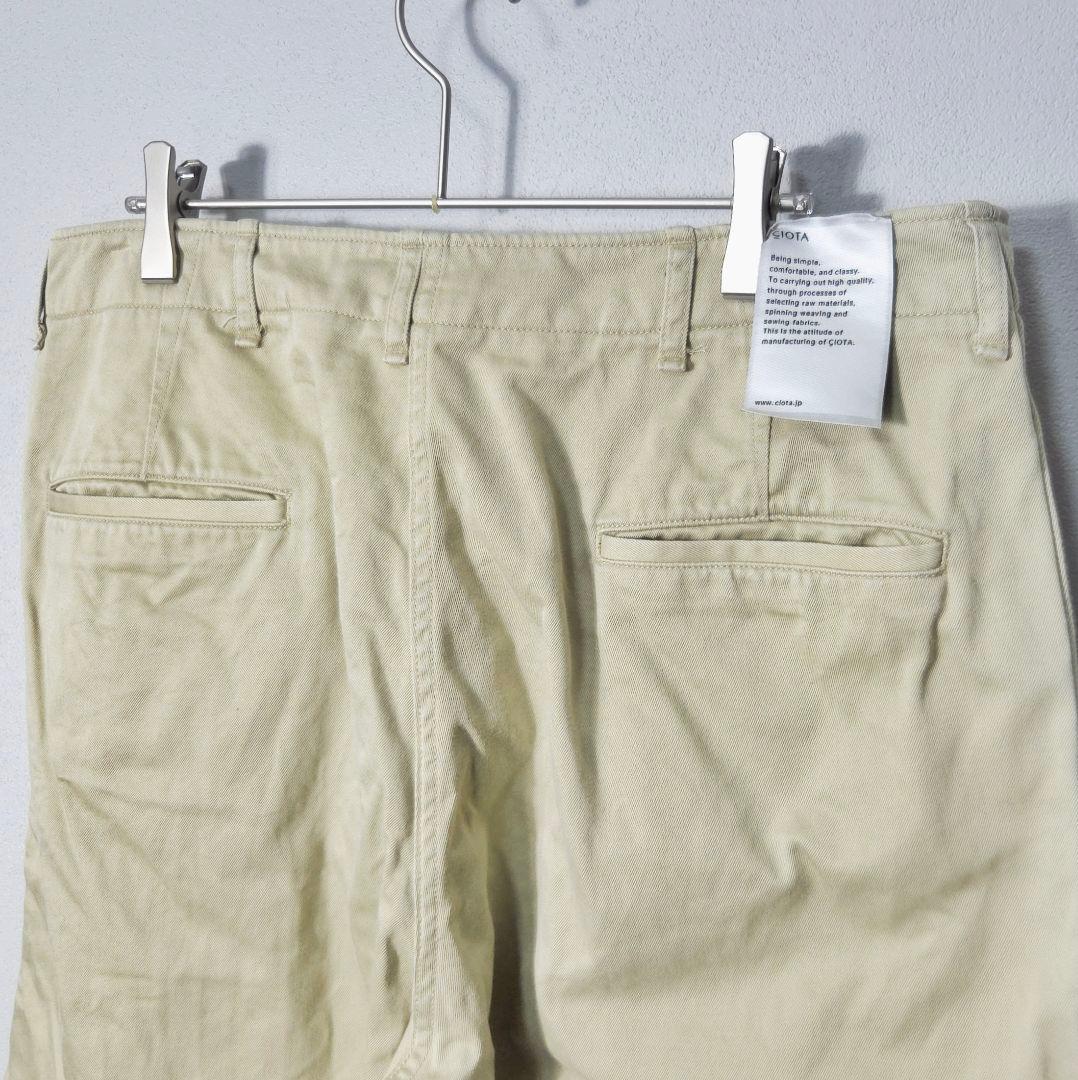 CIOTA スビンコットンウエポンチノパンツ 6