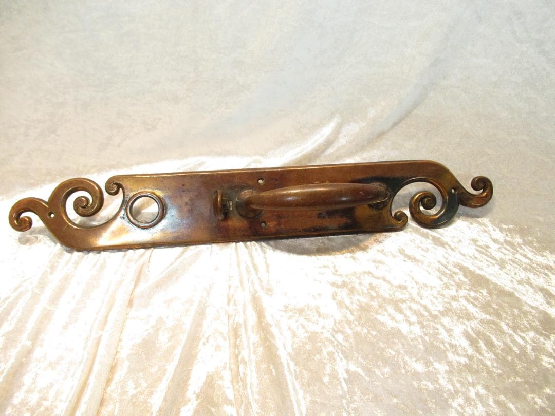 ドアノブ　ブロンズ　ヴィクトリアン イギリス