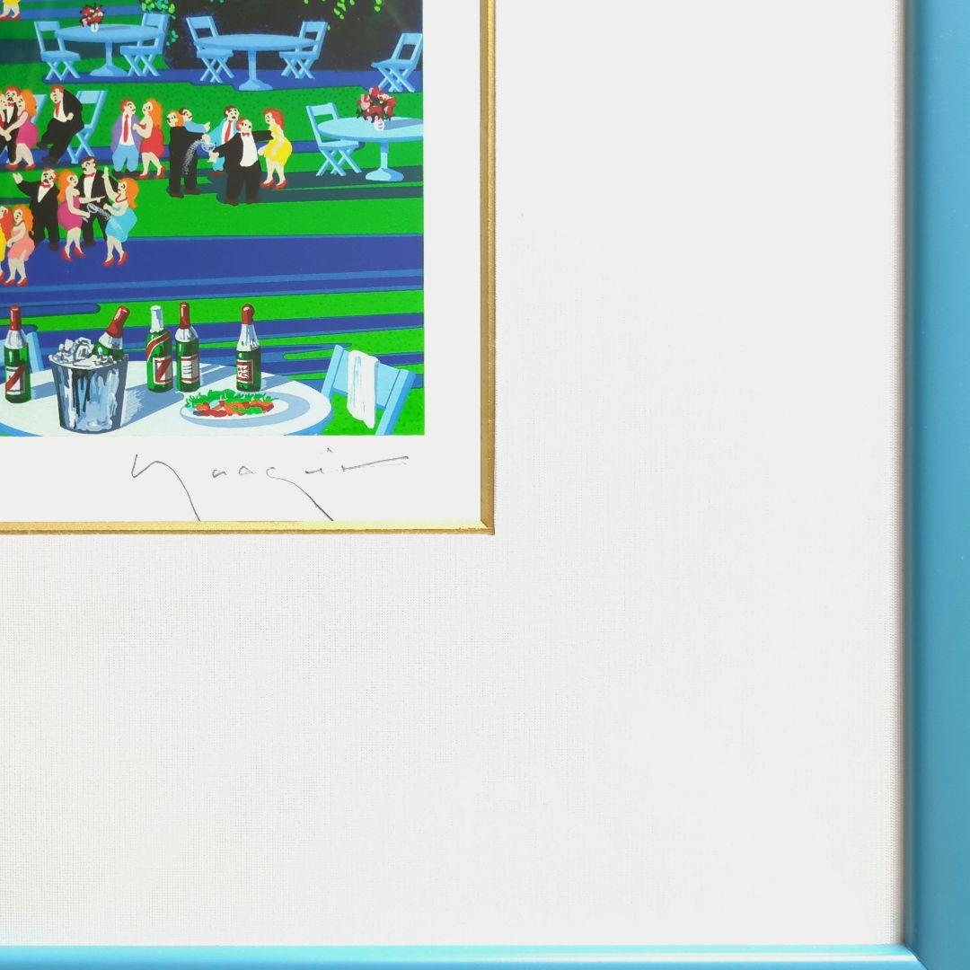 *お値下げ* ヒロヤマガタ「スターライト イブニング」直筆サイン 額縁入り