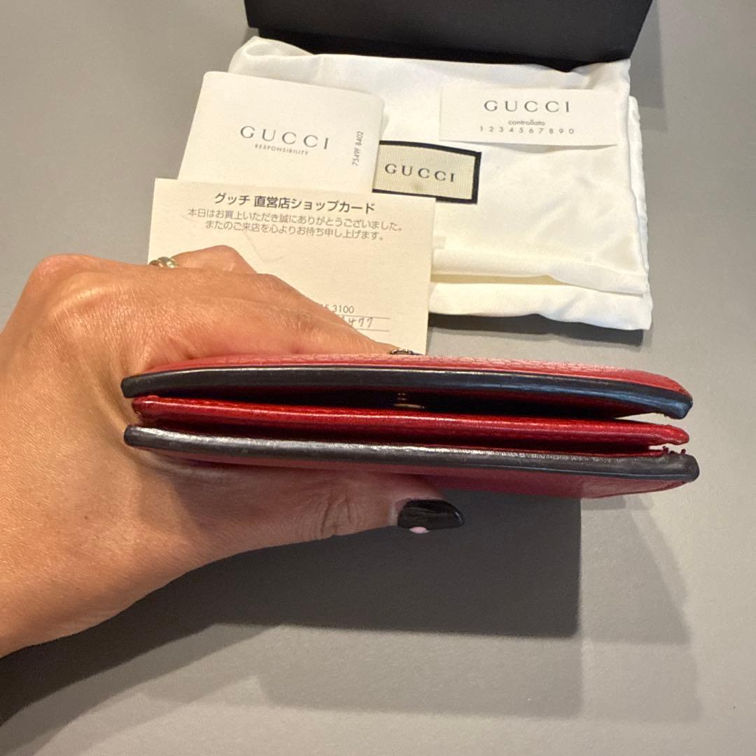 値下げしました　GUCCI アニマリエ タイガー 二つ折財布