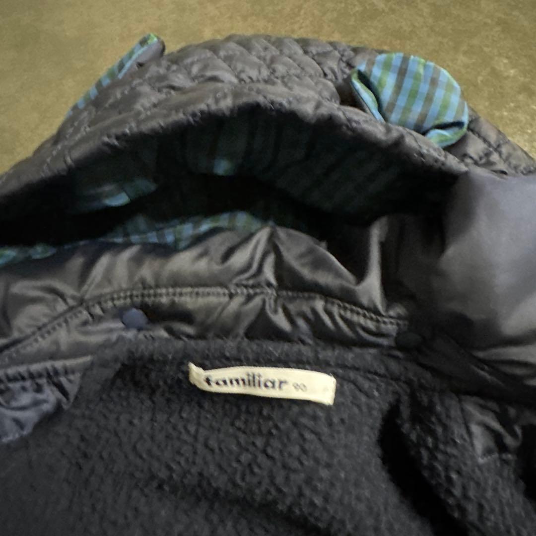 familiar ファミリア　キルティング　アウター　コート　90サイズ