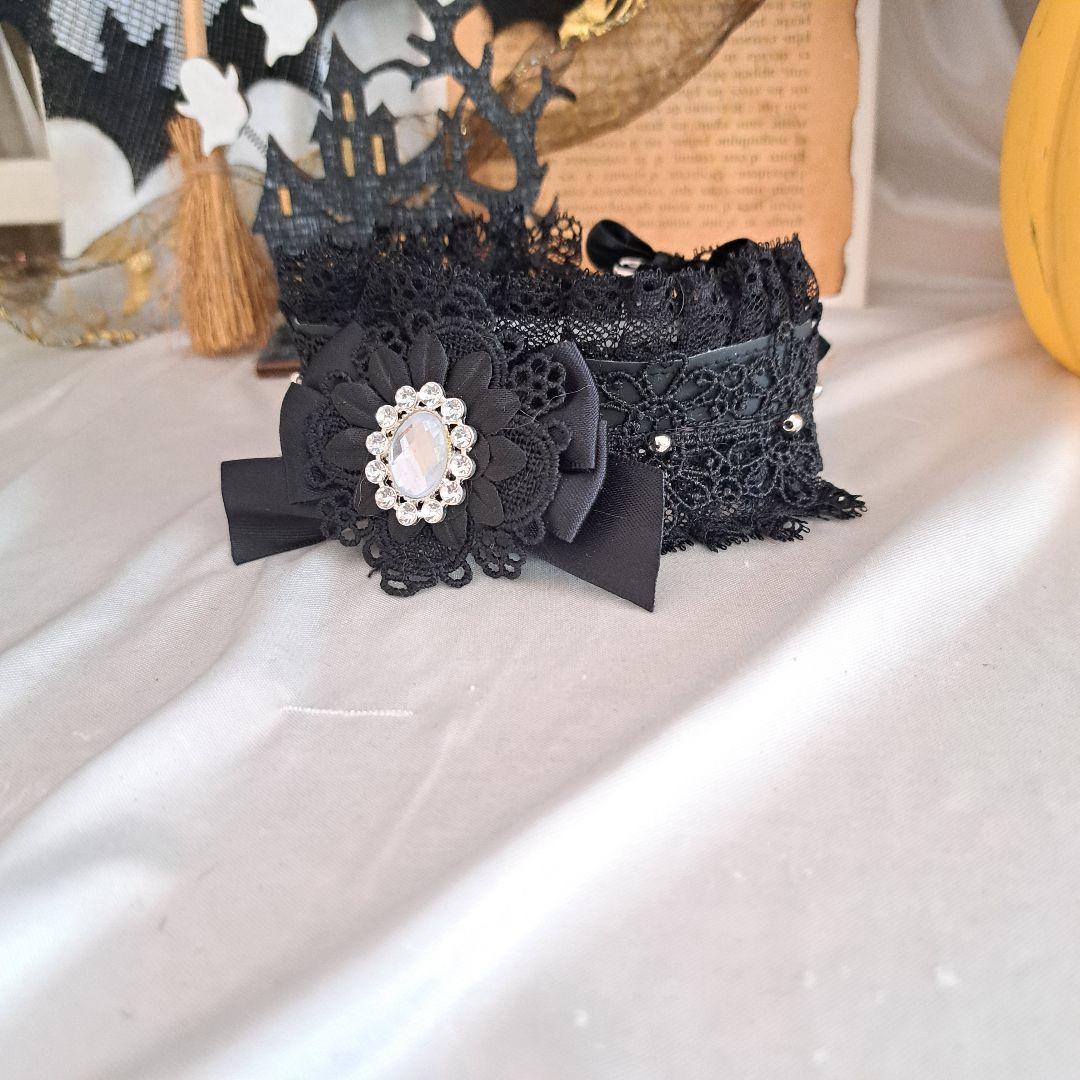 短毛ちゃんにも♥️中世ヨーロッパ風チョーカー(④)わんちゃん猫ちゃん用