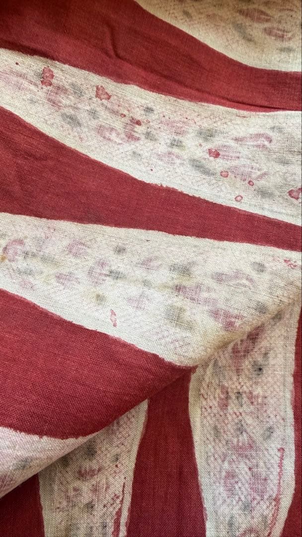 アンティーク　インド　更紗