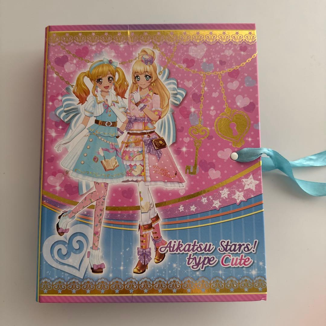 アイカツスターズ！リボン付きオフィシャルバインダー キュート&クール カード付き