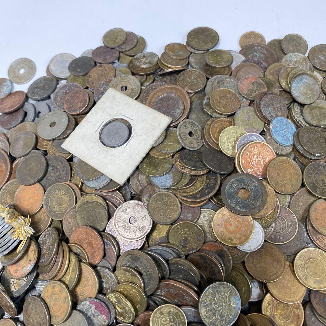 日本の古銭 明治 大正 昭和 レトロ まとめ売り 正味4.5kg NO.42