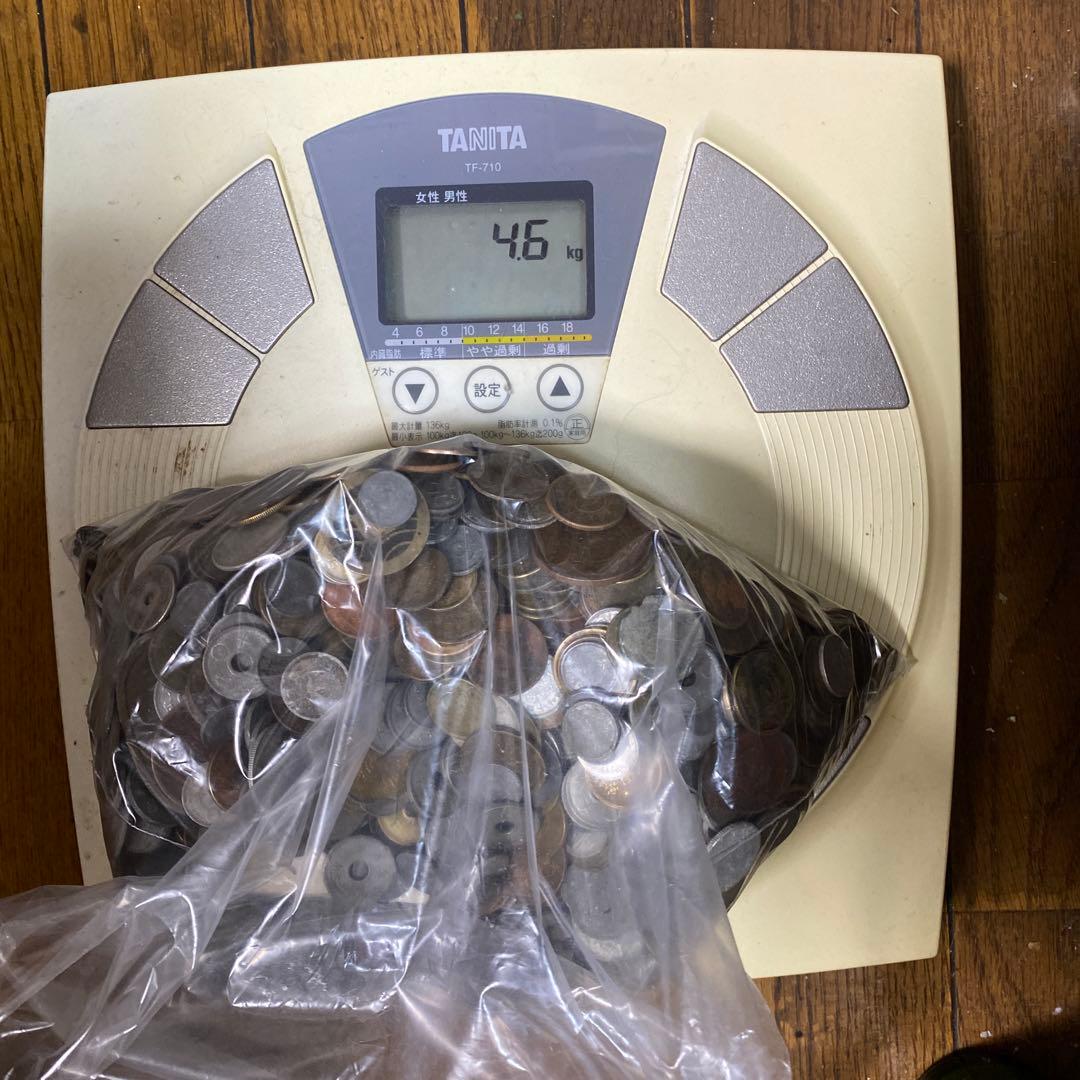 日本の古銭 明治 大正 昭和 レトロ まとめ売り 正味4.5kg NO.42